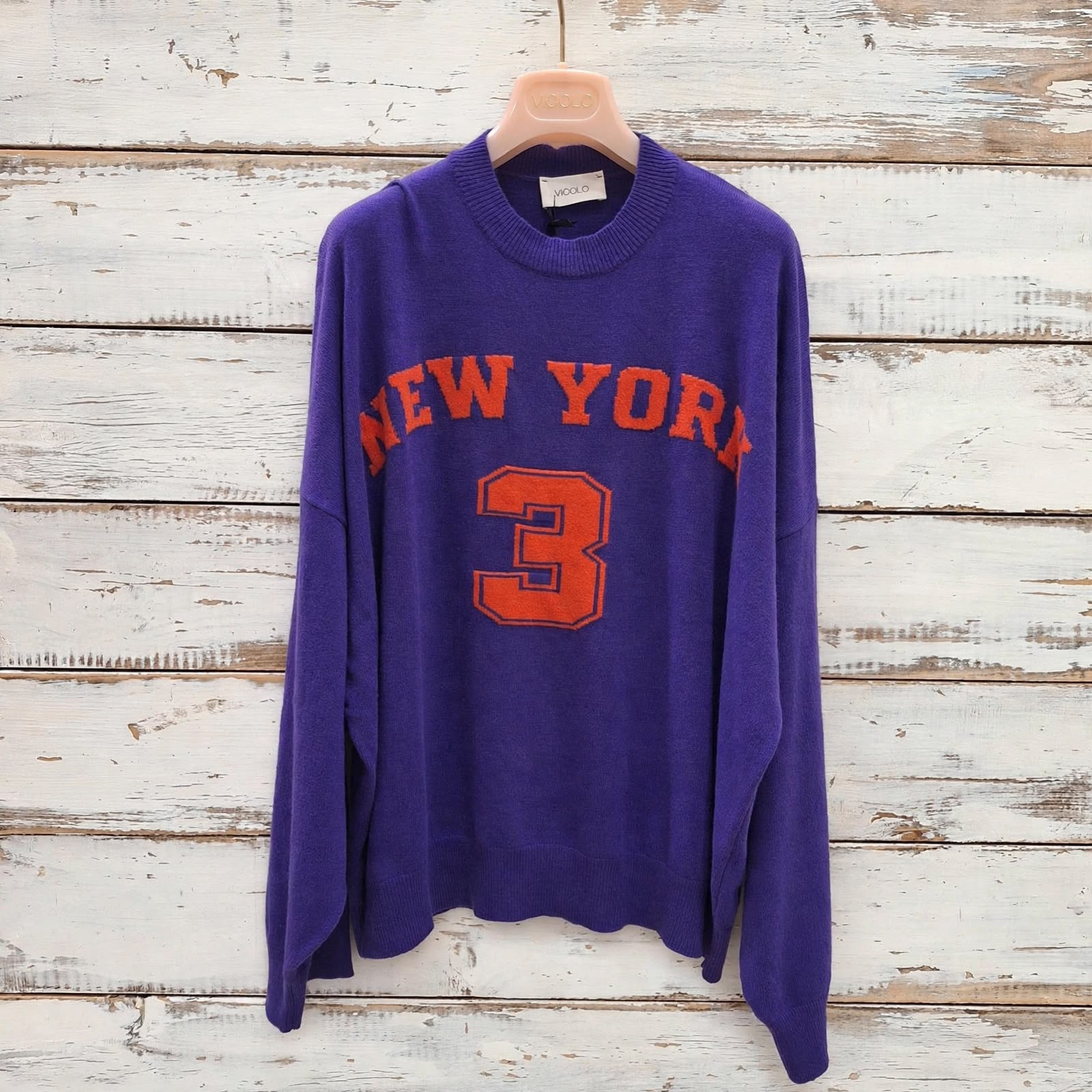 🏀 Maglione Over "New York 3" – Stile College Urban VICOLO
