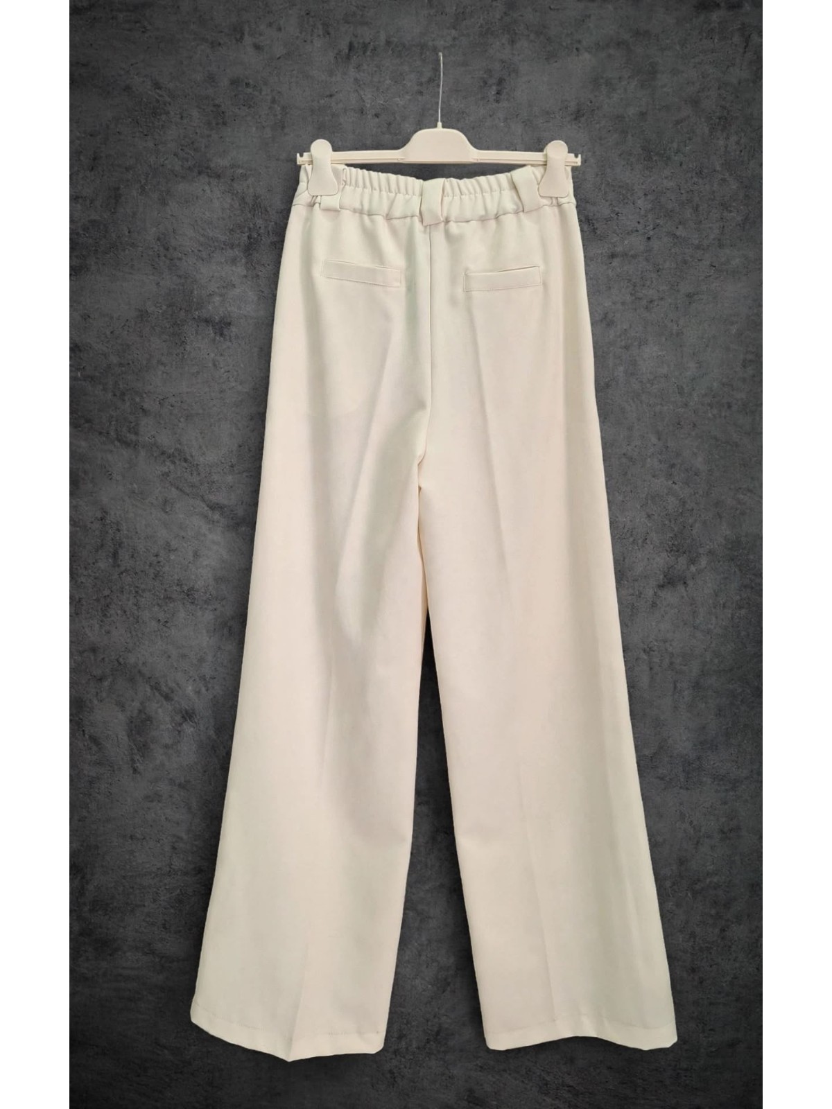 Pantaloni Wide-Leg Panna – Haveone - immagine 4