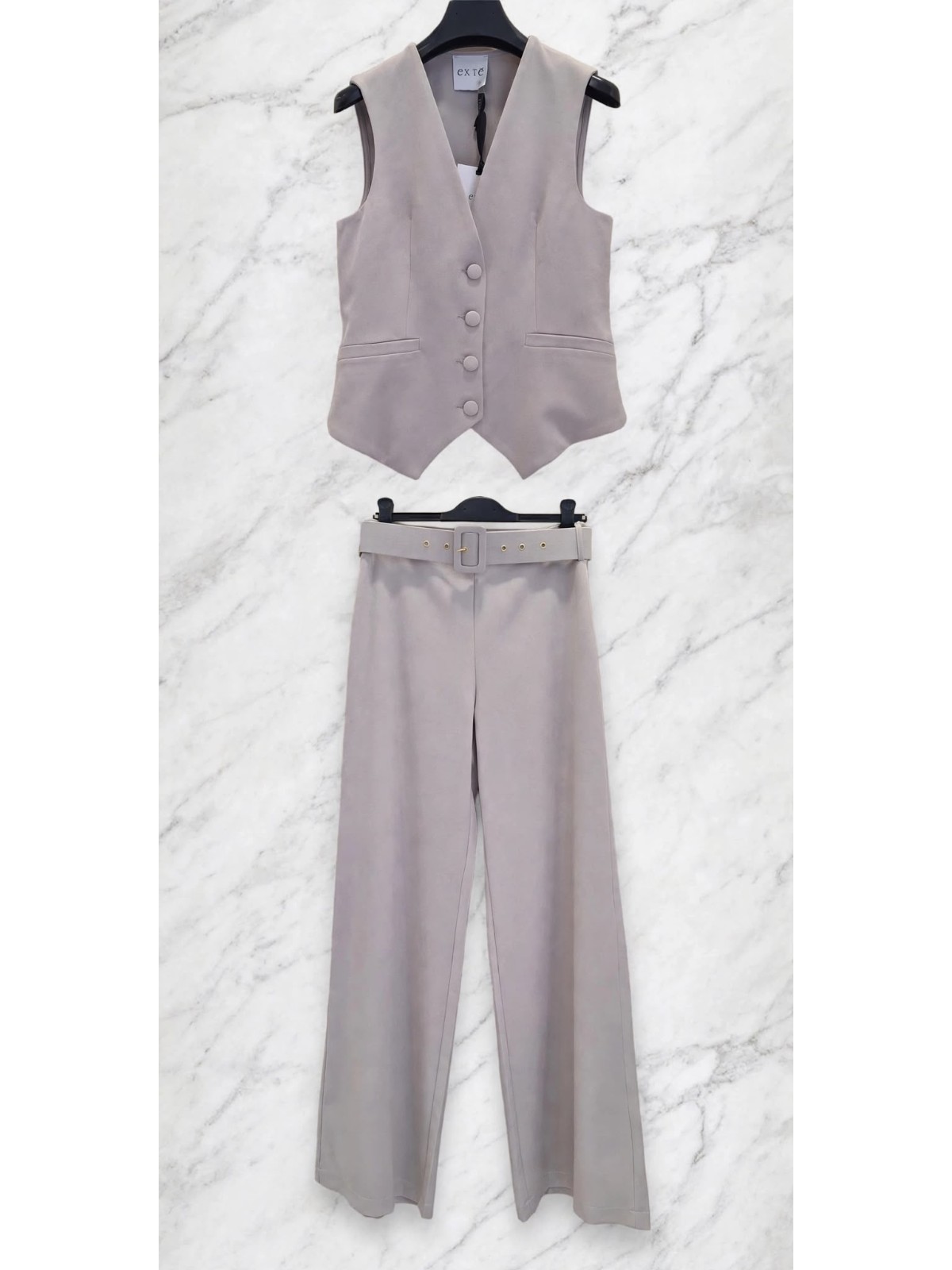 Completo Gilet e Pantalone Palazzo Grigio – Extè - immagine 5