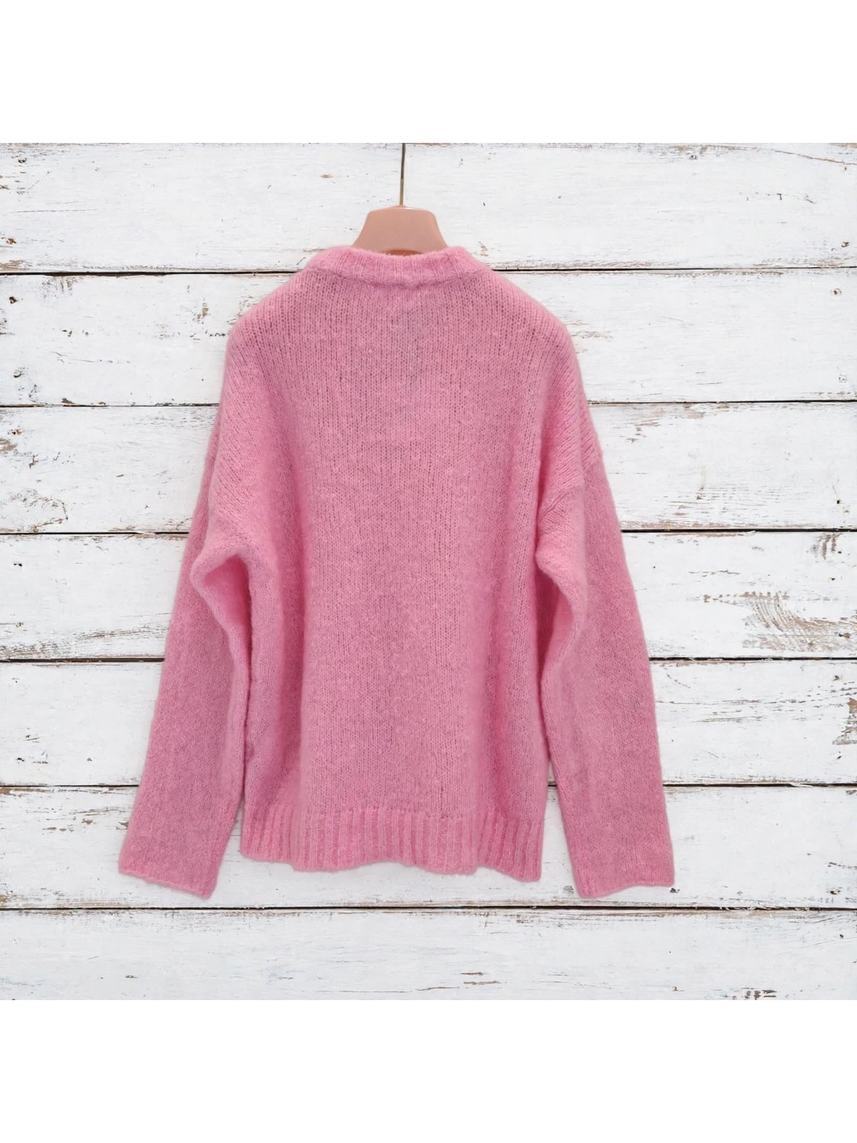 Maglioncino in Mohair Rosa – Vicolo - immagine 4