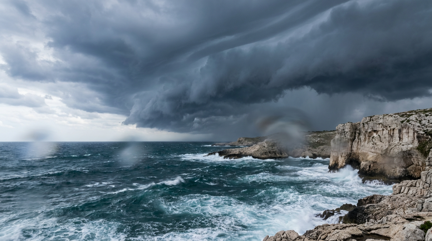 Maltempo, per domani allerta arancione in Campania e in altre tre regioni del Sud